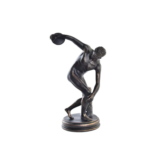 Figură Decorativă DKD Home Decor Discobolus Cupru Rășină (19 x 17 x 34 cm)