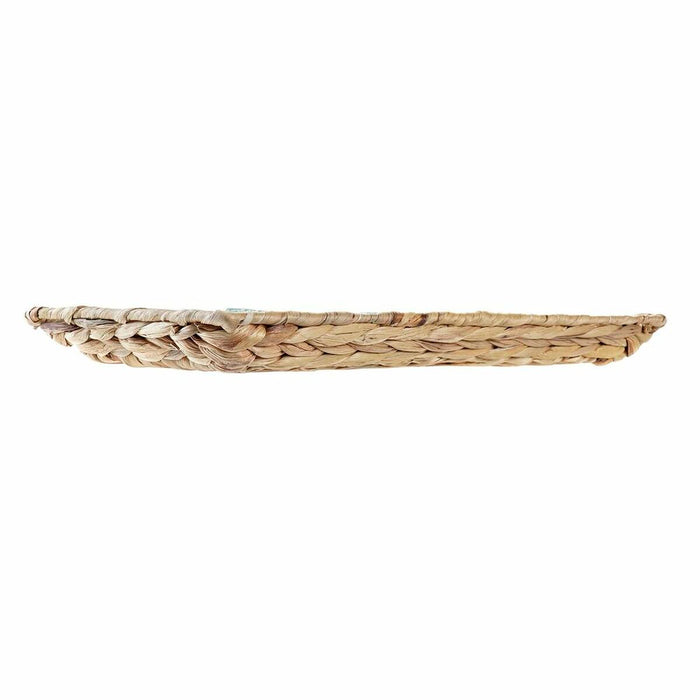 Tavă pentru gustari DKD Home Decor Transparent Natural Geam 42 x 20 x 3,5 cm