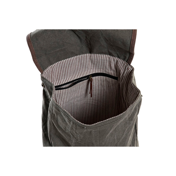 Rucsac Casual DKD Home Decor Canvas Bicicletă Gri Maro (33 x 12 x 47 cm)