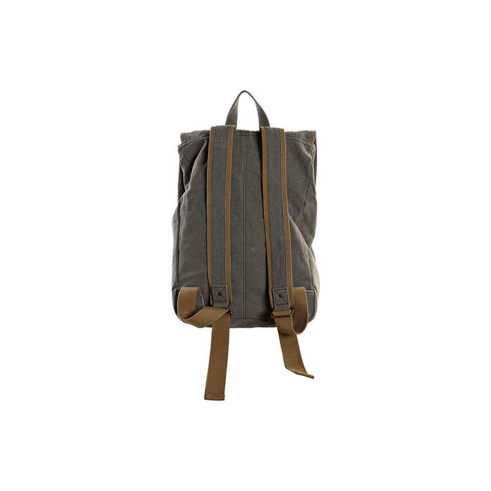 Rucsac Casual DKD Home Decor Canvas Bicicletă Gri Maro (33 x 12 x 47 cm)