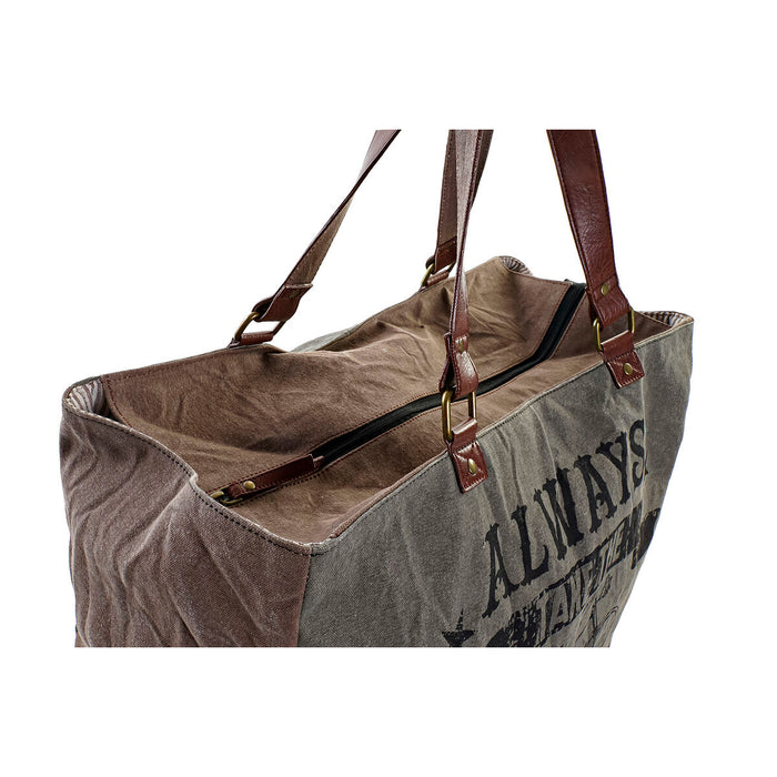 Geanta de umar DKD Home Decor Bicicletă 48 x 22 x 40 cm Negru Gri Maro