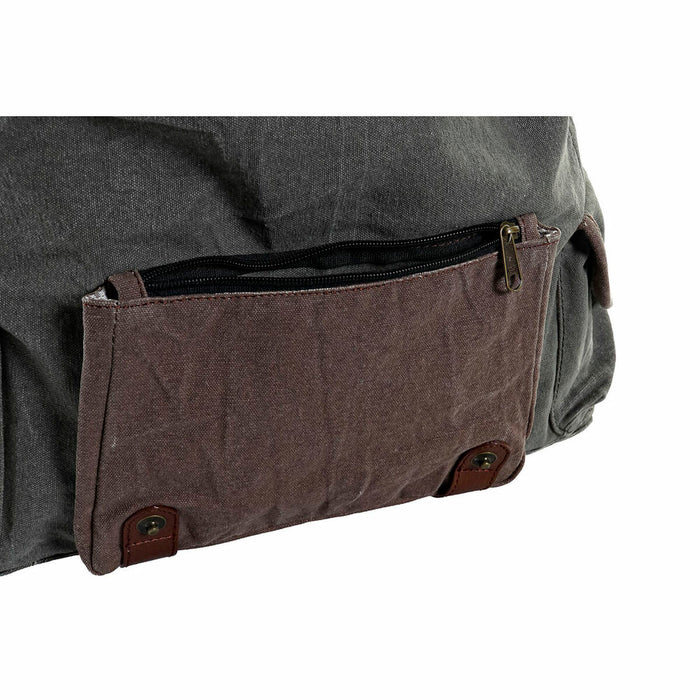 Geantă de Umăr DKD Home Decor Bicicletă 48 x 10 x 37 cm Gri Maro