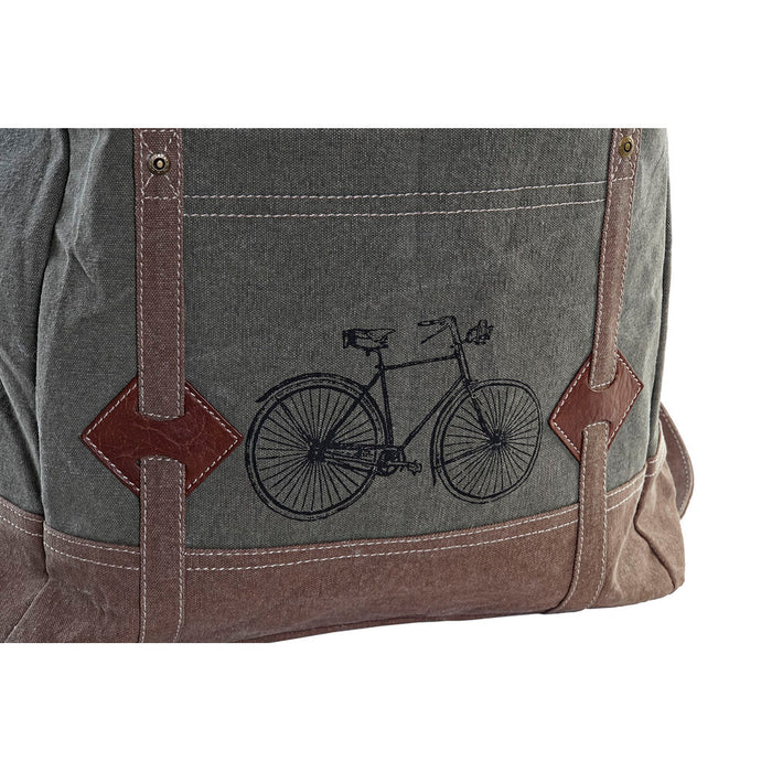 Rucsac Casual DKD Home Decor Canvas 44 x 12 x 49 cm Gri Maro