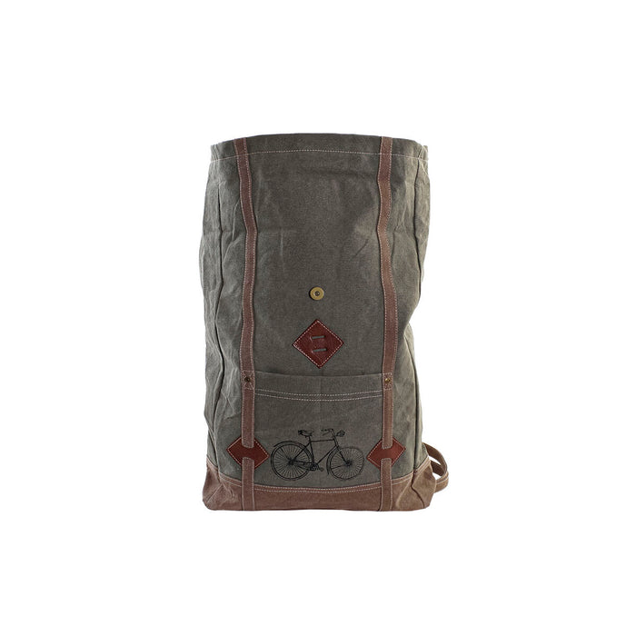 Rucsac Casual DKD Home Decor Canvas 44 x 12 x 49 cm Gri Maro