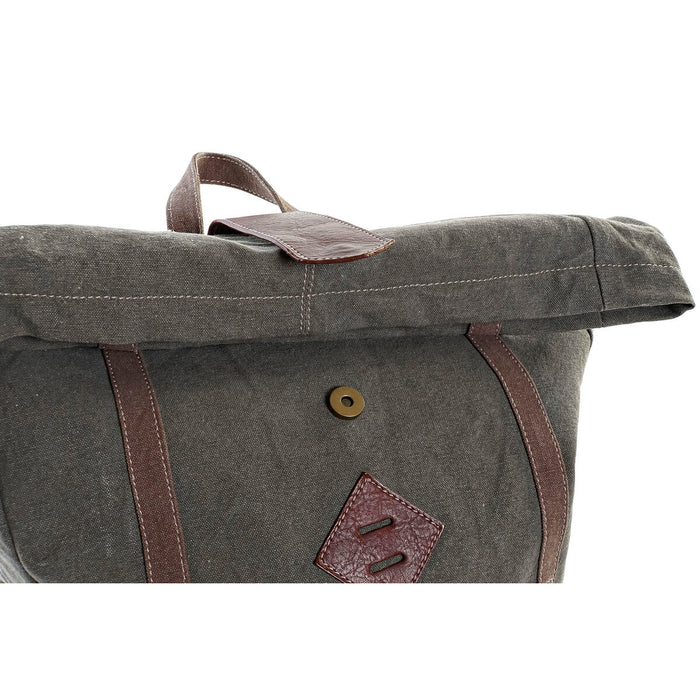 Rucsac Casual DKD Home Decor Canvas 44 x 12 x 49 cm Gri Maro