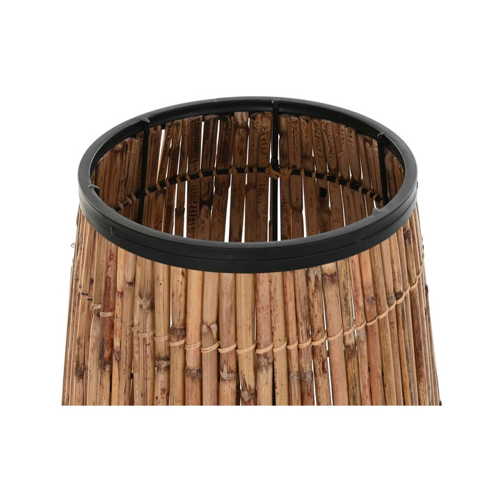 Ghiveci DKD Home Decor Negru Natural Metal Pătrat Bali 40 x 40 x 82 cm