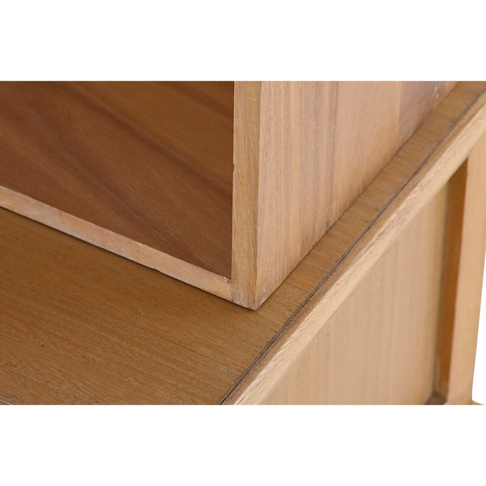 Mobilă pentru Hol cu 2 Sertare DKD Home Decor Natural Brad Lemn MDF 81,5 x 36,5 x 201 cm