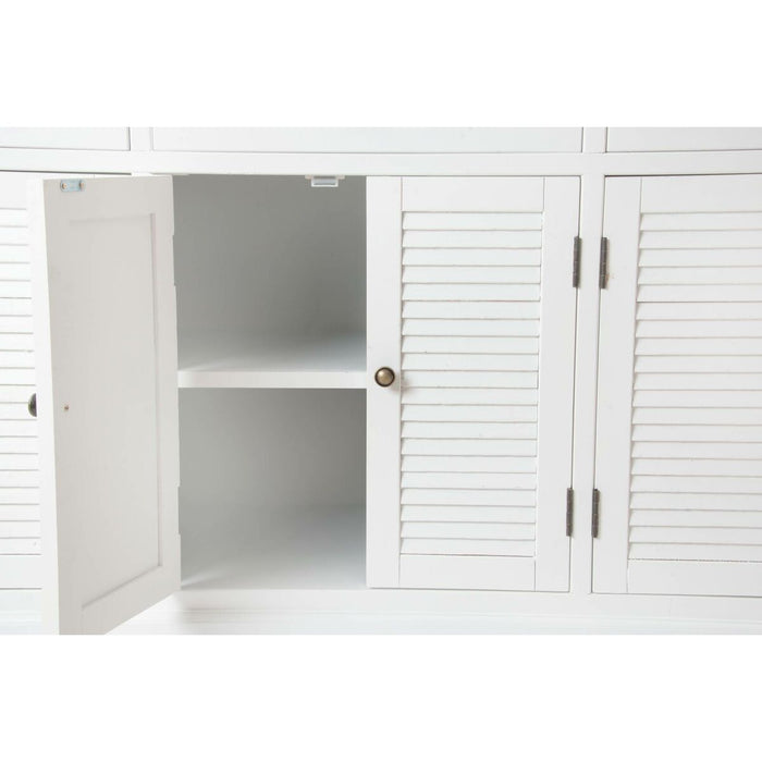 Servantă DKD Home Decor   Alb Portocaliu Lemn Plastic 160 x 41 x 83 cm
