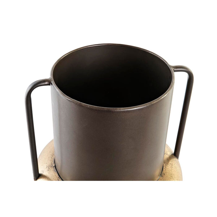 Vază DKD Home Decor 20 x 20 x 33 cm Negru Metal Cupru Vintage