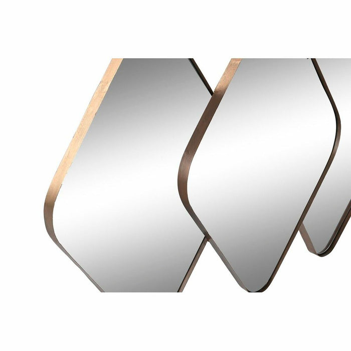 Oglindă de perete DKD Home Decor Negru Metal (110 x 6 x 70 cm)