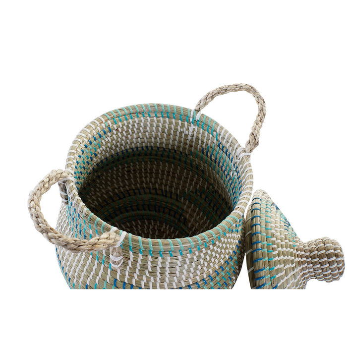 Set de Coșuri DKD Home Decor Tropical (46 x 46 x 56 cm)