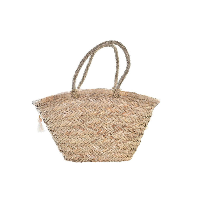 Geantă DKD Home Decor Alb Multicolor Natural Metal 59 x 16 x 30 cm