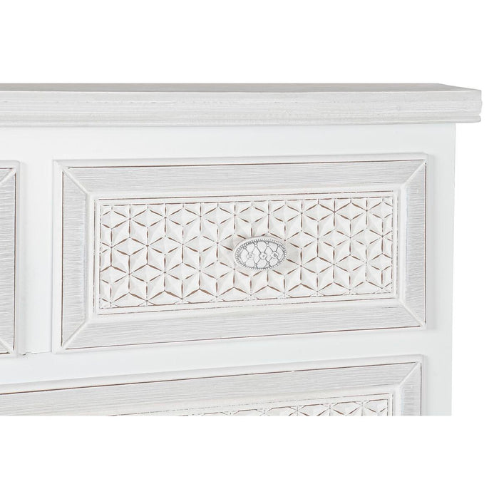 Comodă DKD Home Decor Bej Lemn Alb Lemn MDF (80 x 40 x 105 cm)