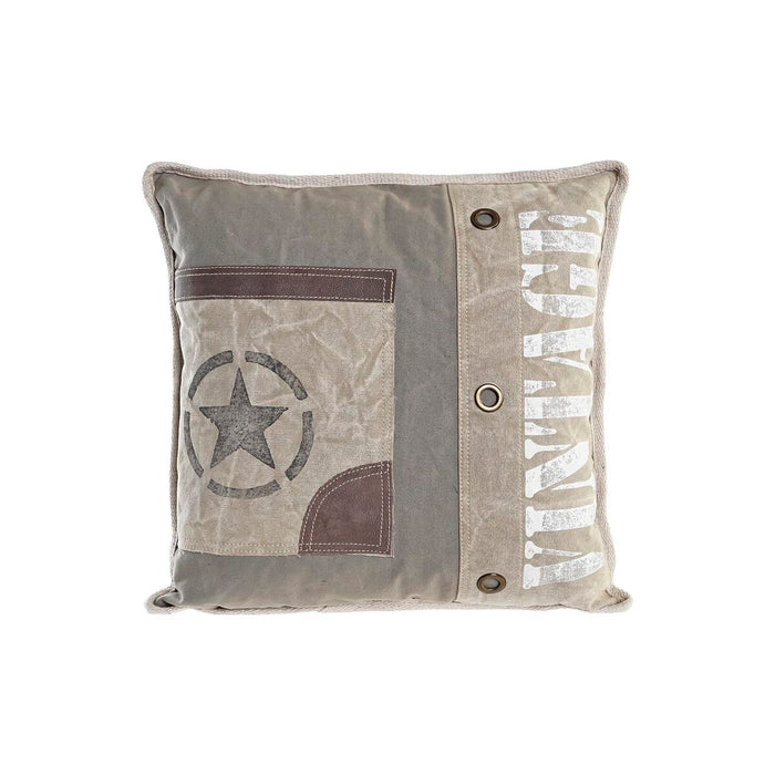 Pernă DKD Home Decor Gri Alb Vintage 45 x 15 x 45 cm