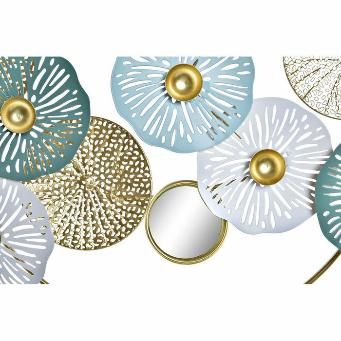 Figură Decorativă DKD Home Decor Oglindă Auriu* Metal (44 x 8 x 46 cm)