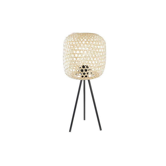 Lampă de masă DKD Home Decor Negru Maro 220 V 50 W Tropical (23 x 23 x 56 cm)