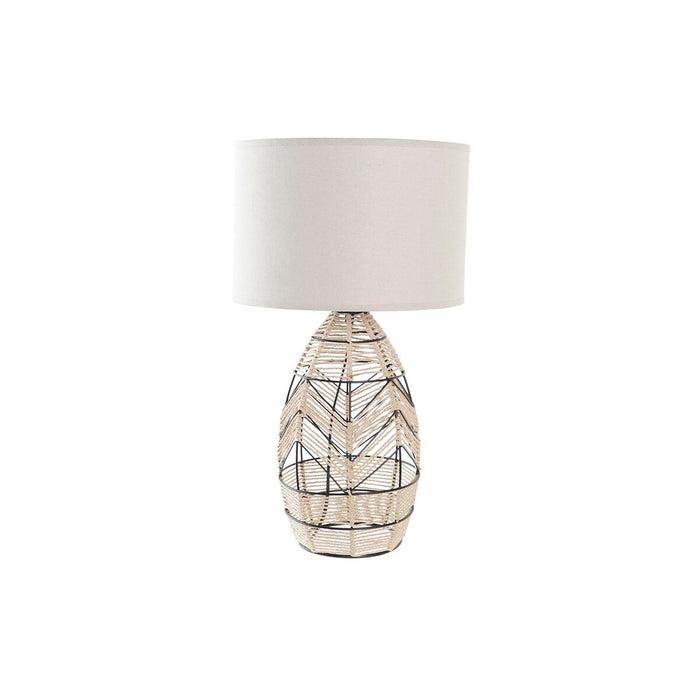 Lampă de masă DKD Home Decor Negru Maro 220 V 50 W Tropical (30 x 30 x 53 cm)