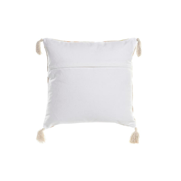 Pernă DKD Home Decor Bej 45 x 10 x 45 cm Multicolor Květiny Boho