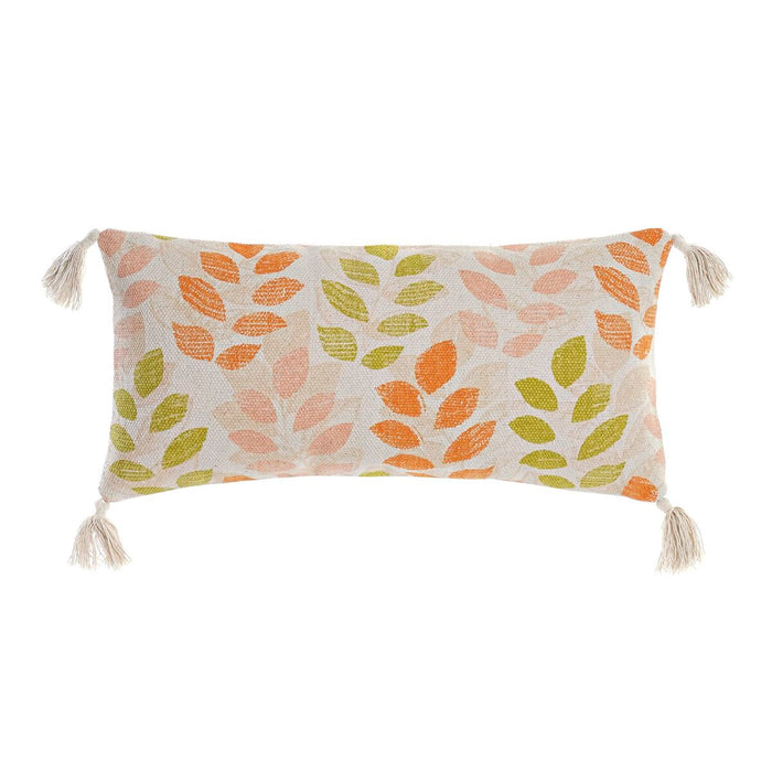 Pernă DKD Home Decor 60 x 10 x 30 cm Bej Multicolor Květiny
