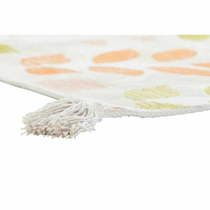 Covor DKD Home Decor Bej Multicolor Frunza a unei plante (120 x 180 x 1 cm)