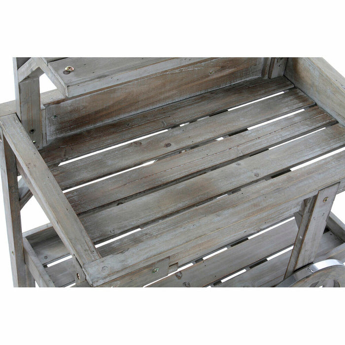 Cărucior pentru grădină DKD Home Decor 87 x 14 x 109 cm 87 x 41 x 109 cm Maro Deschis