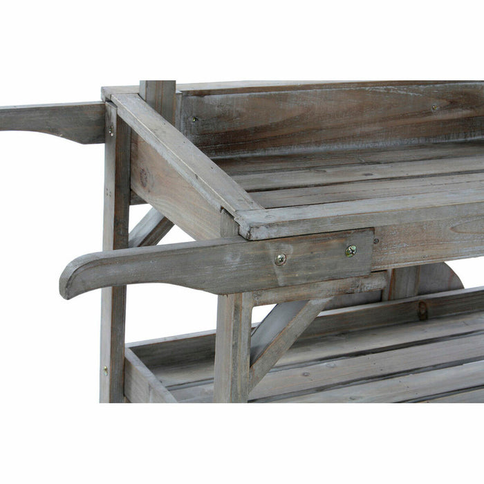Cărucior pentru grădină DKD Home Decor 87 x 14 x 109 cm 87 x 41 x 109 cm Maro Deschis