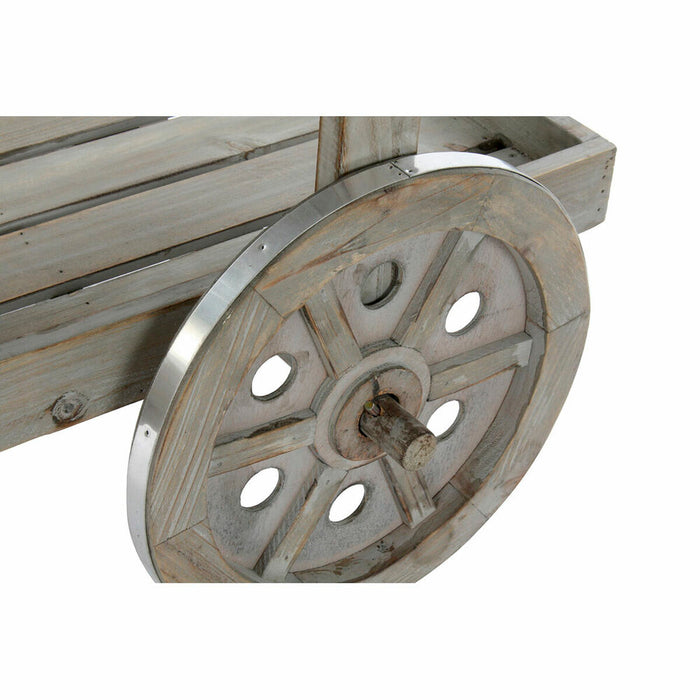 Cărucior pentru grădină DKD Home Decor 87 x 14 x 109 cm 87 x 41 x 109 cm Maro Deschis