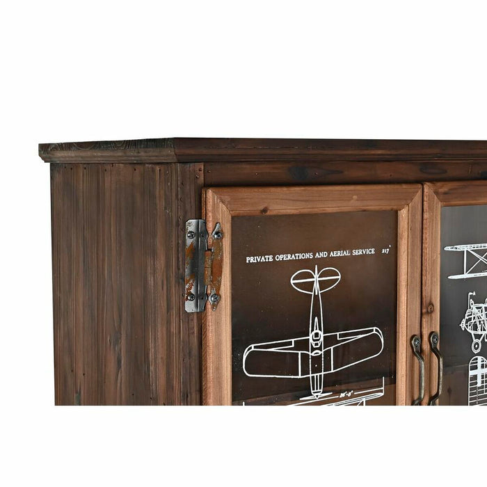 Stand Prezentare DKD Home Decor Brad Geam (98 x 33,5 x 142 cm)