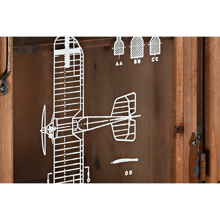 Stand Prezentare DKD Home Decor Brad Geam (98 x 33,5 x 142 cm)
