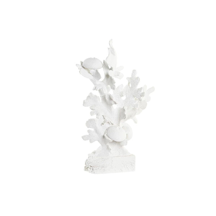 Figură Decorativă DKD Home Decor Alb Coral Mediterană 28,5 x 16,5 x 42,4 cm