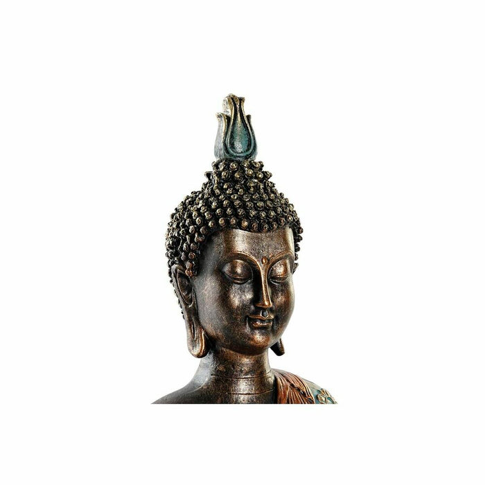 Figură Decorativă DKD Home Decor 29 x 20 x 45,5 cm Buda Turquoise Oriental