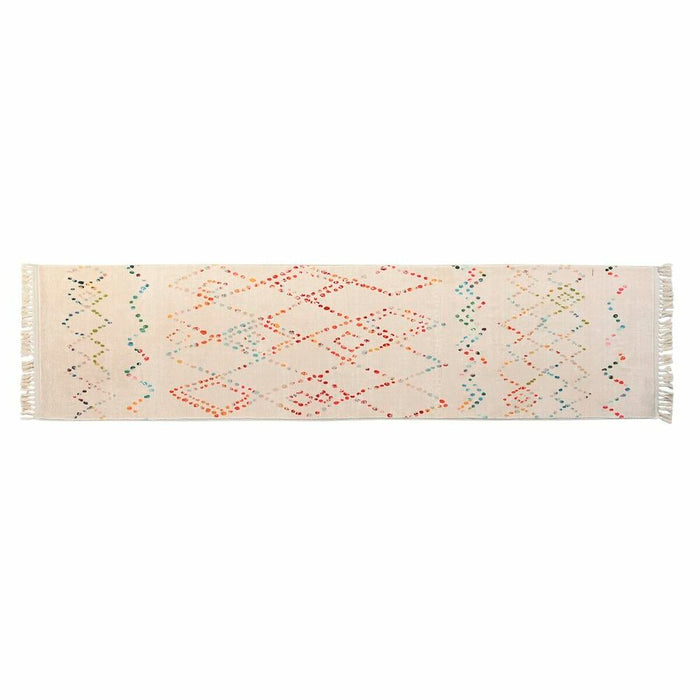 Covor DKD Home Decor 60 x 240 x 0,7 cm Poliester Multicolor Romb