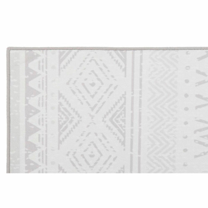 Covor DKD Home Decor Bej Alb Ikat (200 x 290 x 0,4 cm)