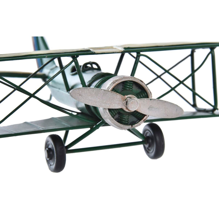 Figură Decorativă DKD Home Decor Avion Mic Vintage 16 x 15 x 6,5 cm (3 Piese)