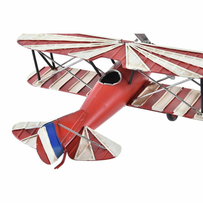 Figură Decorativă DKD Home Decor 32 x 27 x 11,5 cm Vintage Avion Mic (2 Unități)
