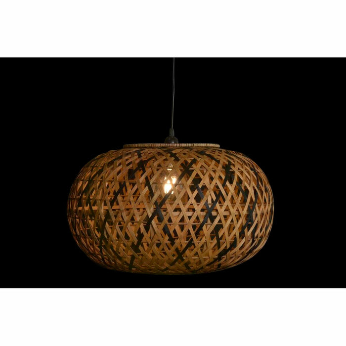 Lustră DKD Home Decor Maro Negru Bambus 50 W 51 x 51 x 30 cm