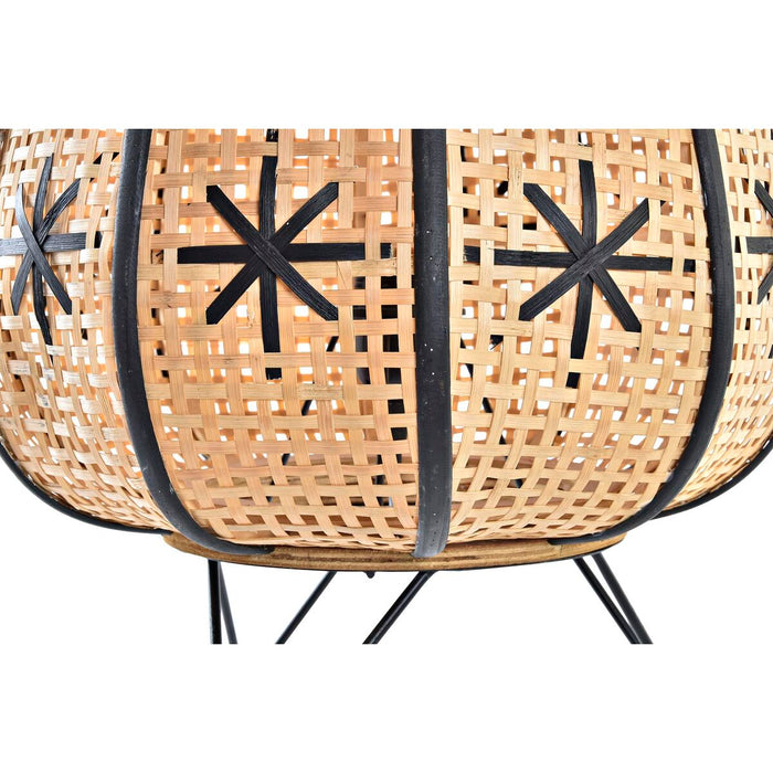 Lampă de masă DKD Home Decor Negru Metal Maro 220 V 50 W 37 x 37 x 47 cm