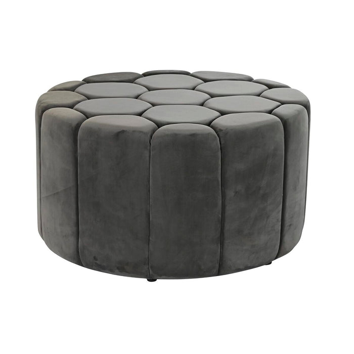 Suport pentru Picioare DKD Home Decor Gri 30 % Poliester (85 x 85 x 48 cm)
