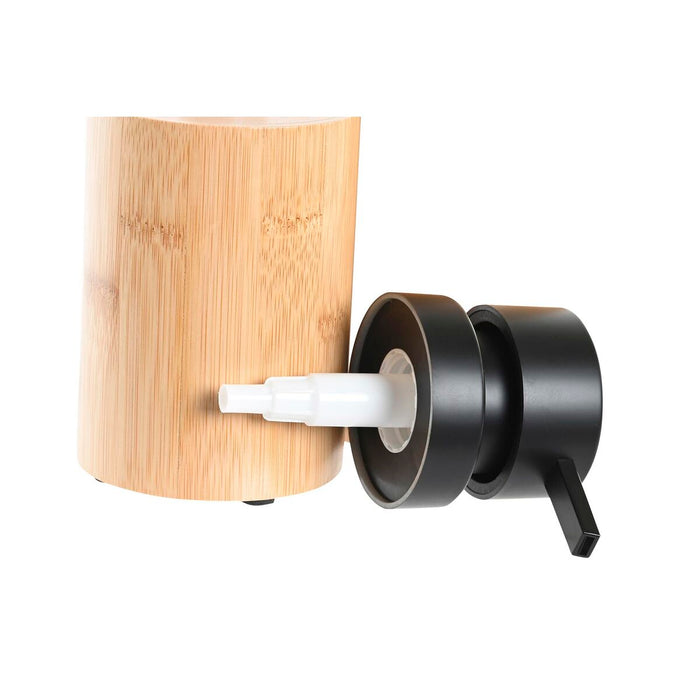 Dozator de Săpun DKD Home Decor Negru Natural Bambus polipropilenă