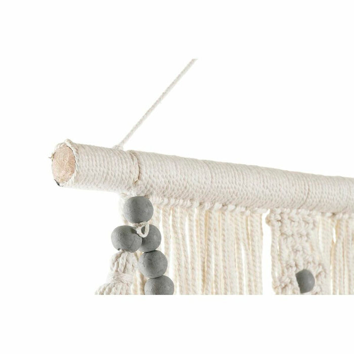 Decorațiune de Perete DKD Home Decor 70 x 3 x 98 cm Negru Gri Crem (2 Unități)