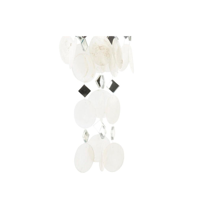 Decorațiune Suspendată DKD Home Decor Alb Crem 20 x 20 x 70 cm Boho