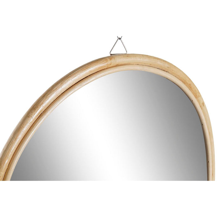 Oglindă de perete DKD Home Decor Oglindă Natural Bambus (40 x 5 x 70 cm)