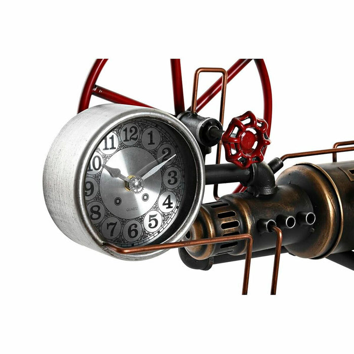 Stolní hodiny DKD Home Decor Argintiu Auriu* Fier Vintage 40 x 20 x 26 cm (2 Unități)