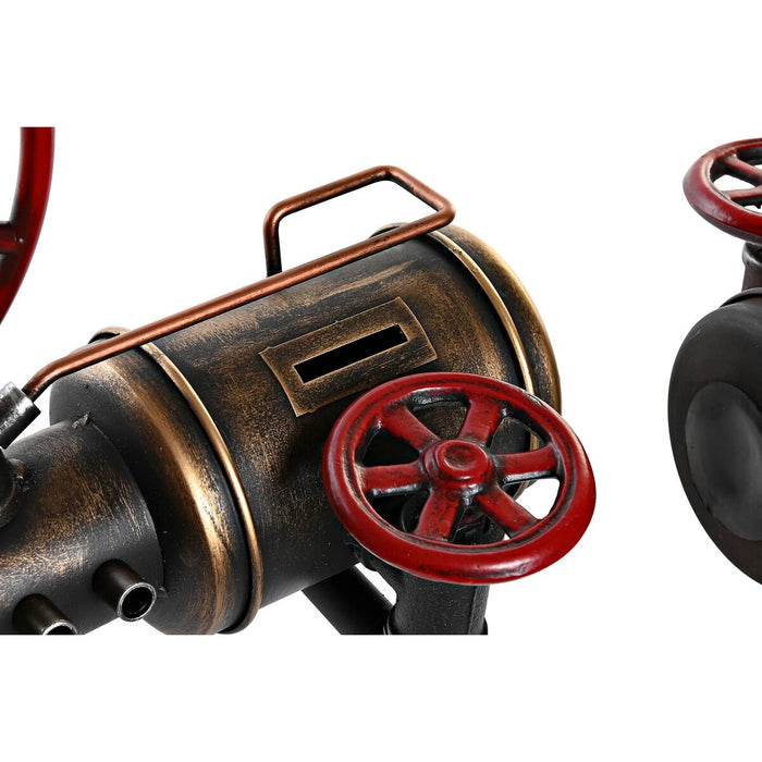 Stolní hodiny DKD Home Decor Argintiu Auriu* Fier Vintage 40 x 20 x 26 cm (2 Unități)