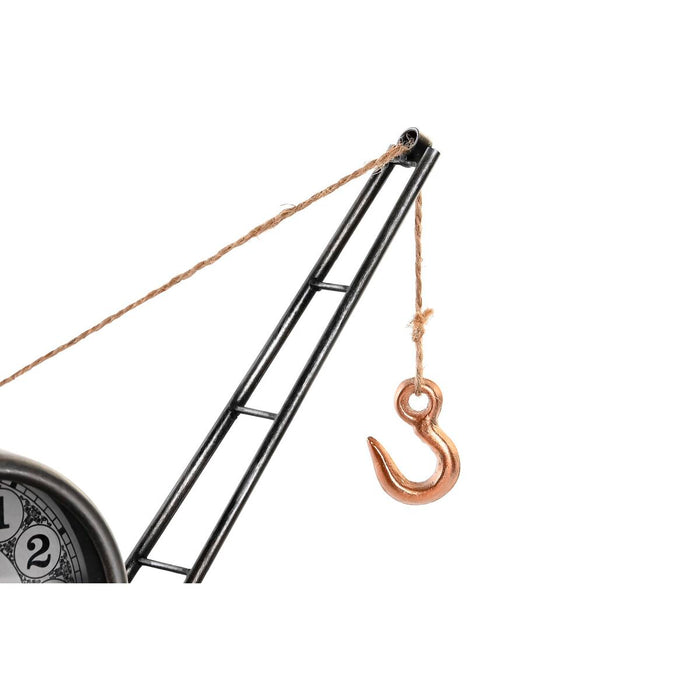 Stolní hodiny DKD Home Decor 40,5 x 15 x 32,5 cm Argintiu Auriu* Fier Vintage (2 Unități)