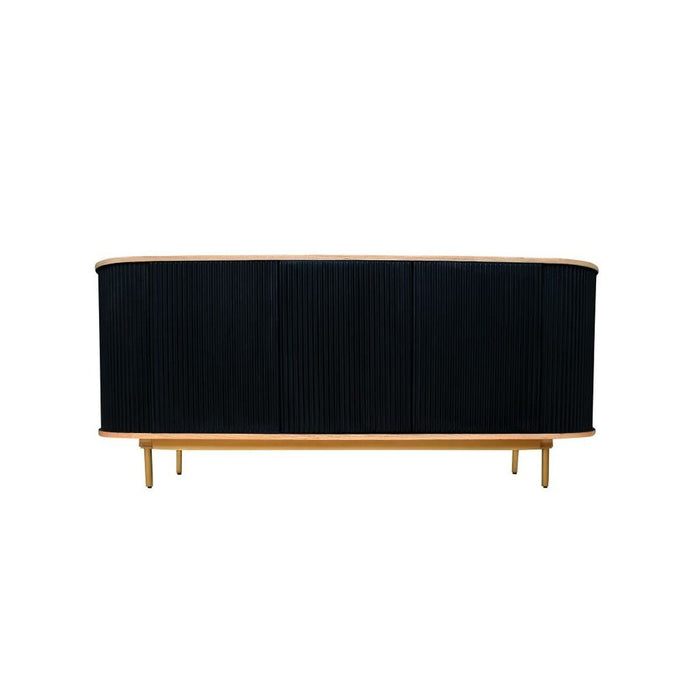 Servantă DKD Home Decor 177 x 45 x 75 cm Natural Negru Dub Lemn de mango