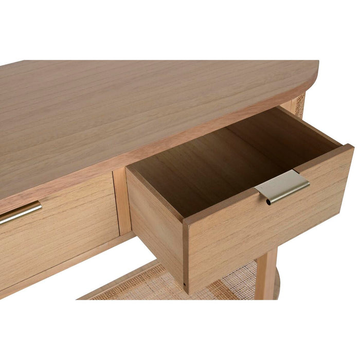 Consolă DKD Home Decor Natural Ratan (100 x 38 x 78 cm)
