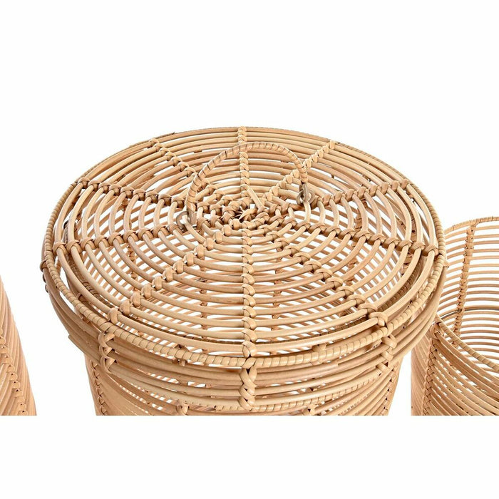 Set de Coșuri DKD Home Decor 42 x 42 x 48 cm Metal polipropilenă Boho