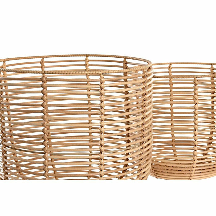 Set de Coșuri DKD Home Decor Metal PP (36 x 36 x 32 cm)