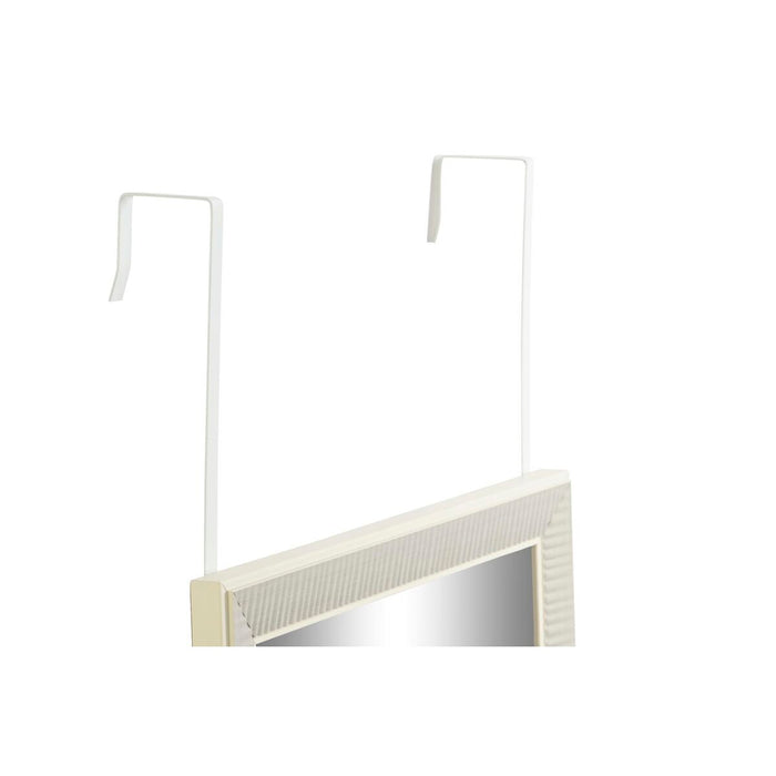 Oglindă de perete DKD Home Decor 35 x 2 x 125 cm Geam Gri Maro Alb polistiren (4 Piese)